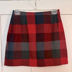 The Limited vintage Plaid mini Skirt